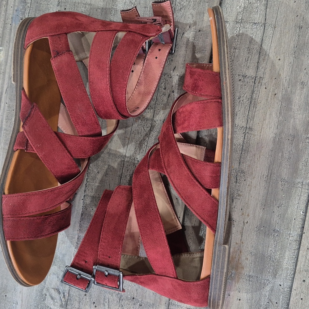 Universal Thread Rust Crisscross Suede Gladiator … - image 2